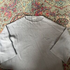 Princess Polly Light Gray Crewneck Sweater